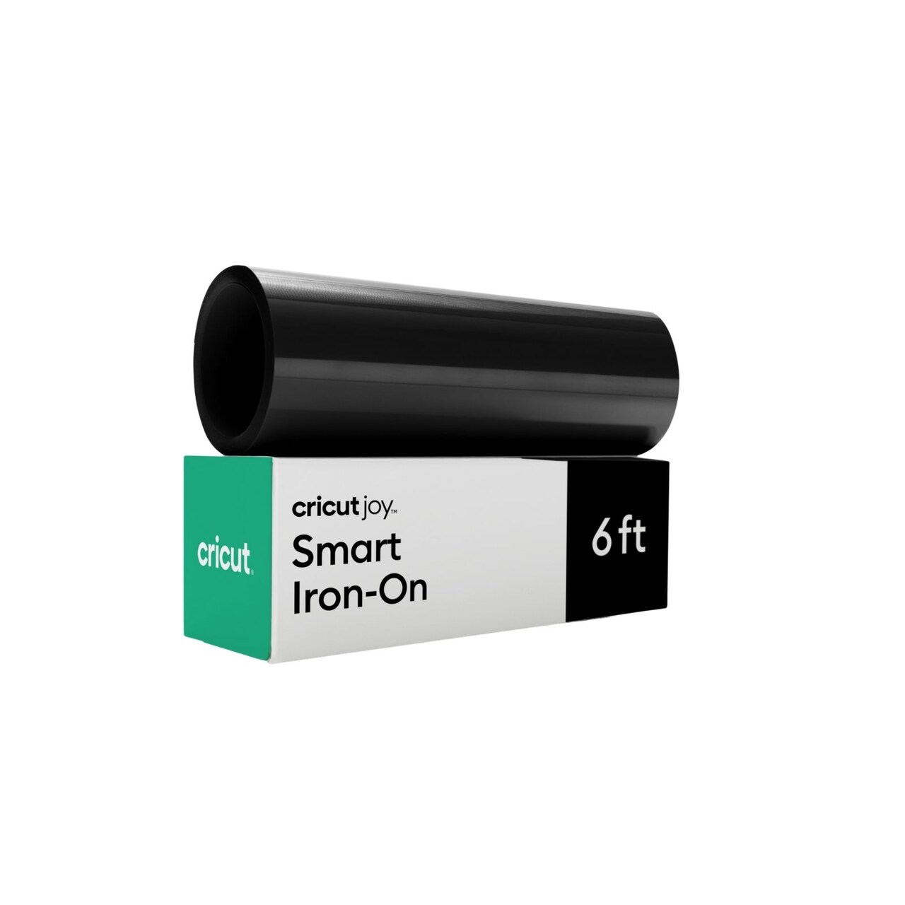 Cricut Joy Smart Iron-On Matless Heat Transfer Vinyl (5.5 in x 6 ft), Black